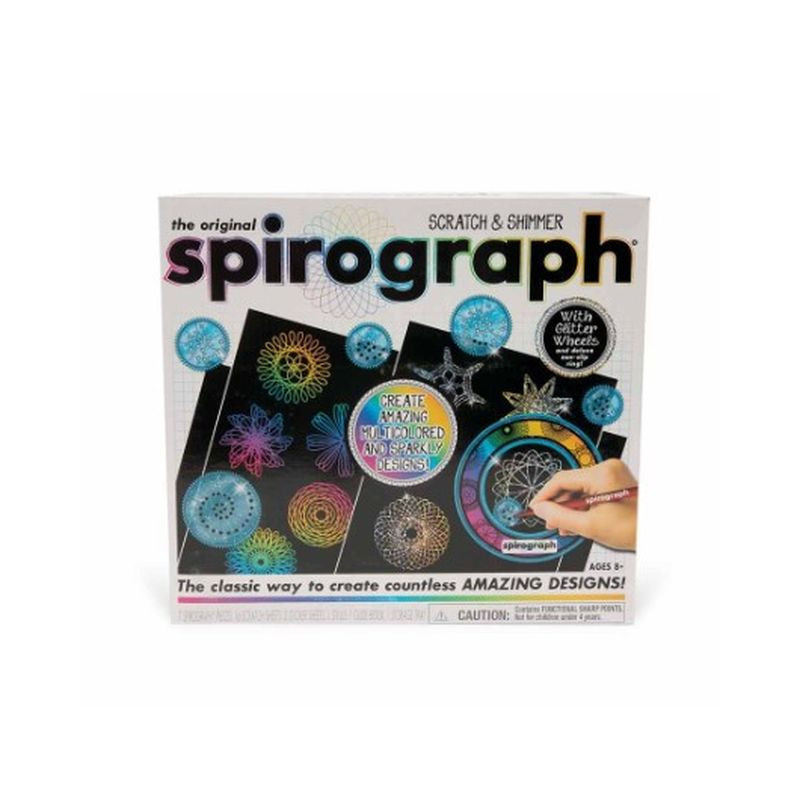 SPIROGRAPH SCRATCH AND SHIMMER EAN 8056379139089 INGROSSO GIOCHI CREATIVI