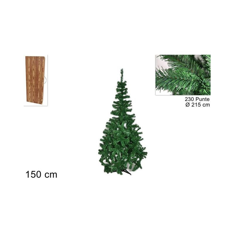 ALBERO SUPER ECO 150CM 230 PUNTE EAN 8027501600036 INGROSSO ALBERI DI NATALE ALBERO SUPER ECO 150CM 230 PUNTE EAN 8027501600036 INGROSSO ALBERI DI NATALE