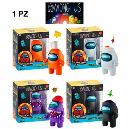 AMONG US- ACTION FIGURES CM 12 EAN 8033986573147 INGROSSO PERSONAGGI CARTOON E DISNEY