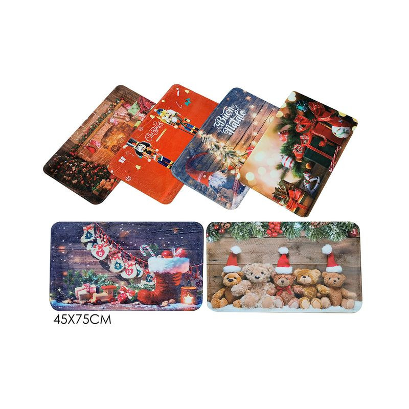 TAPPETO NAT. MEMORY 45X75CM 4ASS EAN 8015361293529 INGROSSO TAPPETI NATALIZI