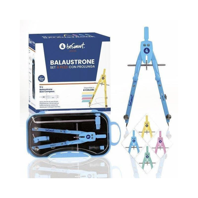BALAUSTRONE 4PZ Con FRIZIONE E PROLUNGA EAN 8023650033923 INGROSSO COMPASSI