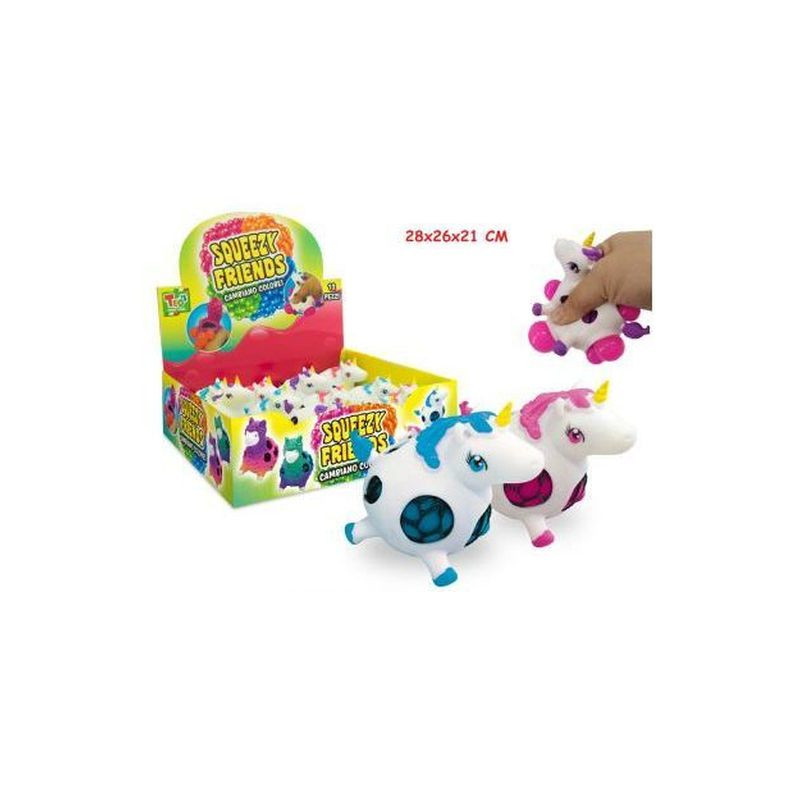 UNICORNI SQUEEZY 3 COL. ASS 12 EAN 8017967659488 INGROSSO GIOCHI DA EDICOLA