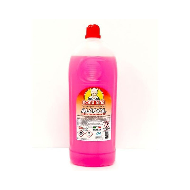 ALCOOL ETILICO DENATURATO 90G 1LT. (16) EAN 8007930811111 INGROSSO DETERSIVI