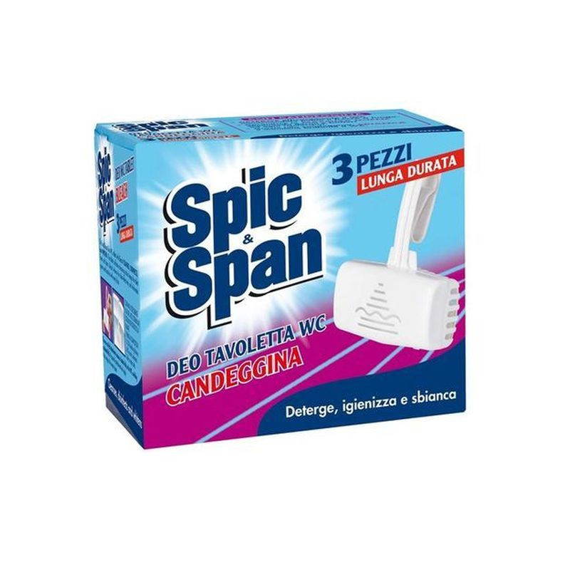 SPIC E SPAN TAVOLETTA WC 3PZ CANDEGGINA EAN 8008970037752 INGROSSO DETERSIVI