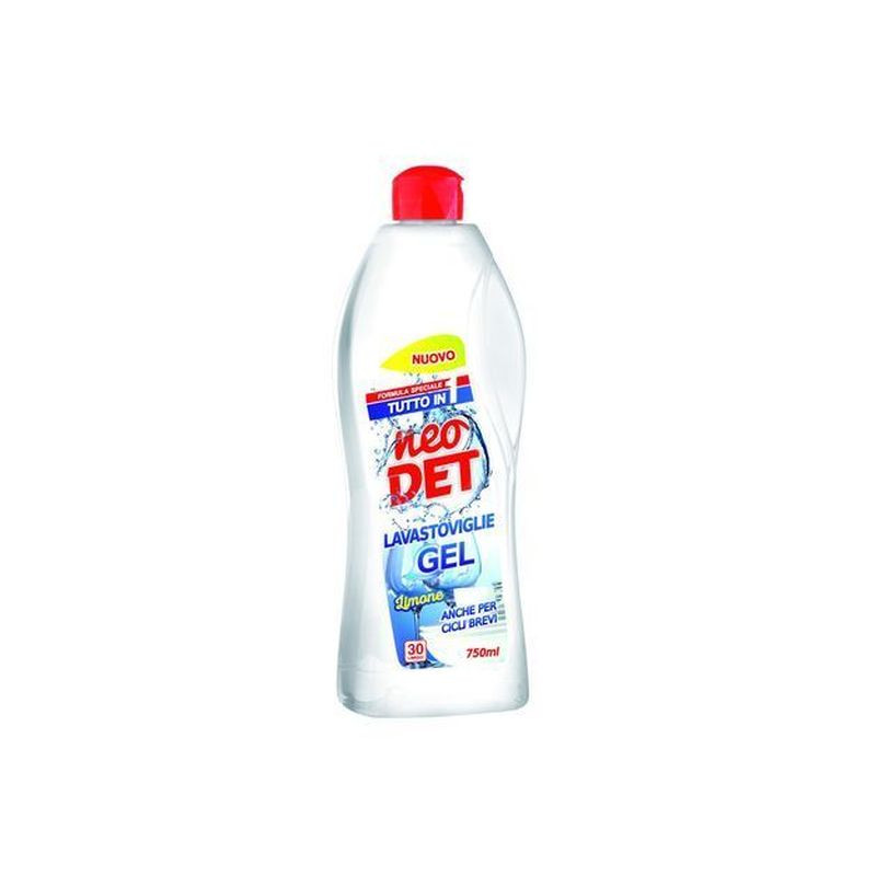 NEODET LAVASTOVIGLIE GEL 750ML LIMONE 16 EAN 8001859015292 INGROSSO DETERSIVI