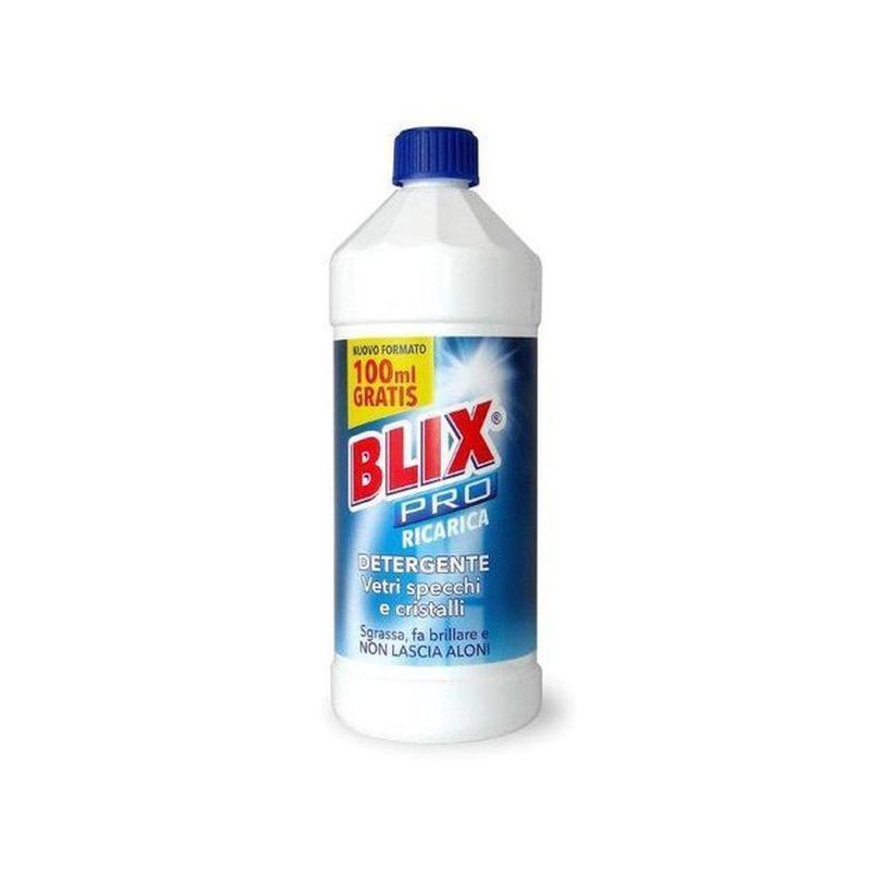 DETERGENTE VETRI RICARICA PRO BLIX 750ML EAN 8007379001296 INGROSSO DETERSIVI