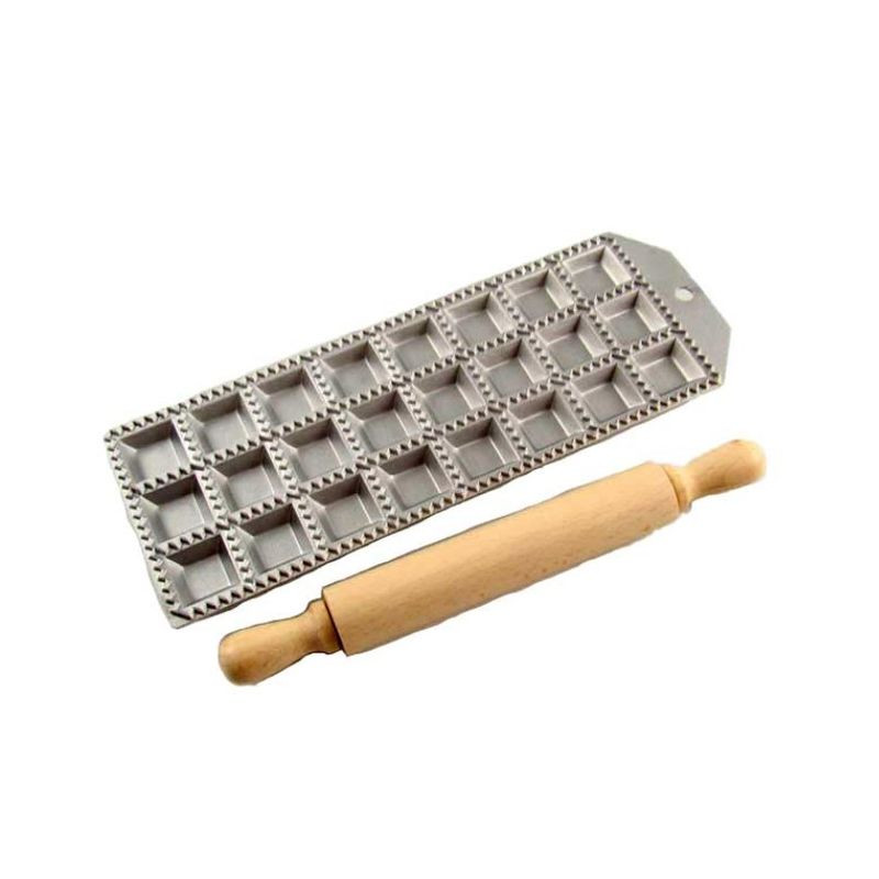 RAVOIOLATORE QUADRO 24 CM.28X10 C/MATTAR EAN 8014404247017 INGROSSO UTENSILI PER CUCINA