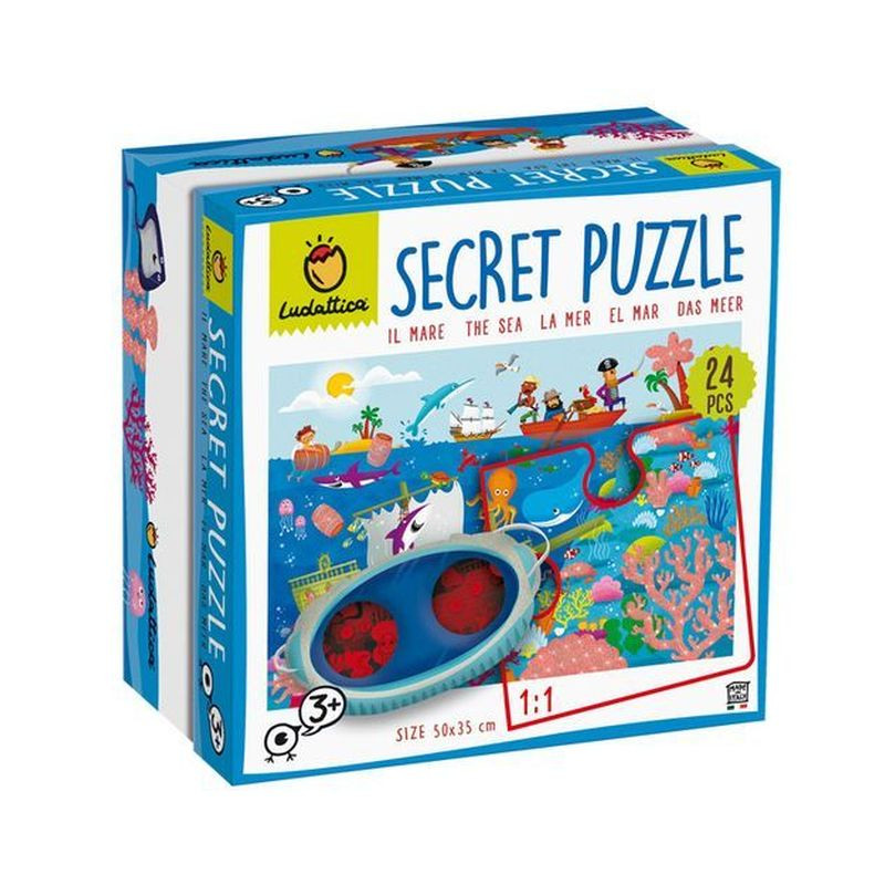 LUDATTICA SECRET PUZZLE IL MARE EAN 8008324074792 INGROSSO GIOCHI CREATIVI