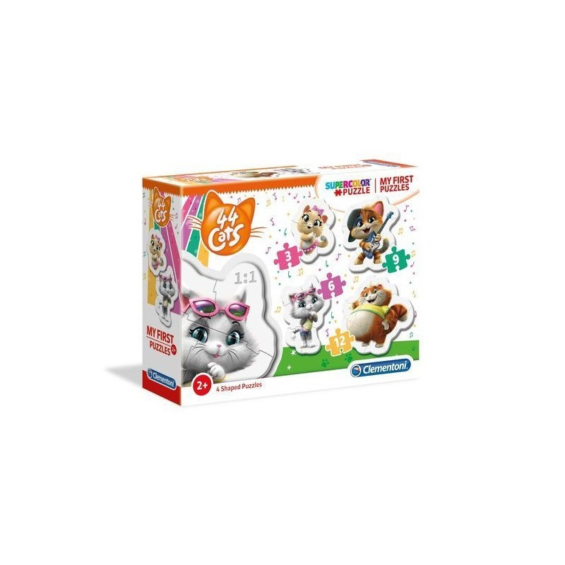 MY FIRST PUZZLES 44 CATS - 2019 EAN 8005125208128 INGROSSO PUZZLE CLASSICI