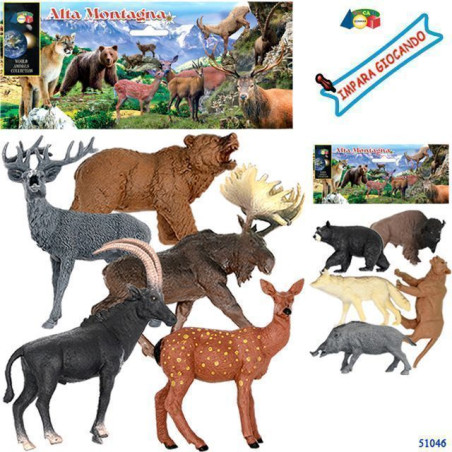 BUSTA ANIMALI SELVATICI ALTA MONTAGNA AS EAN 8057438024506 INGROSSO BUSTE ANIMALI GIOCATTOLO