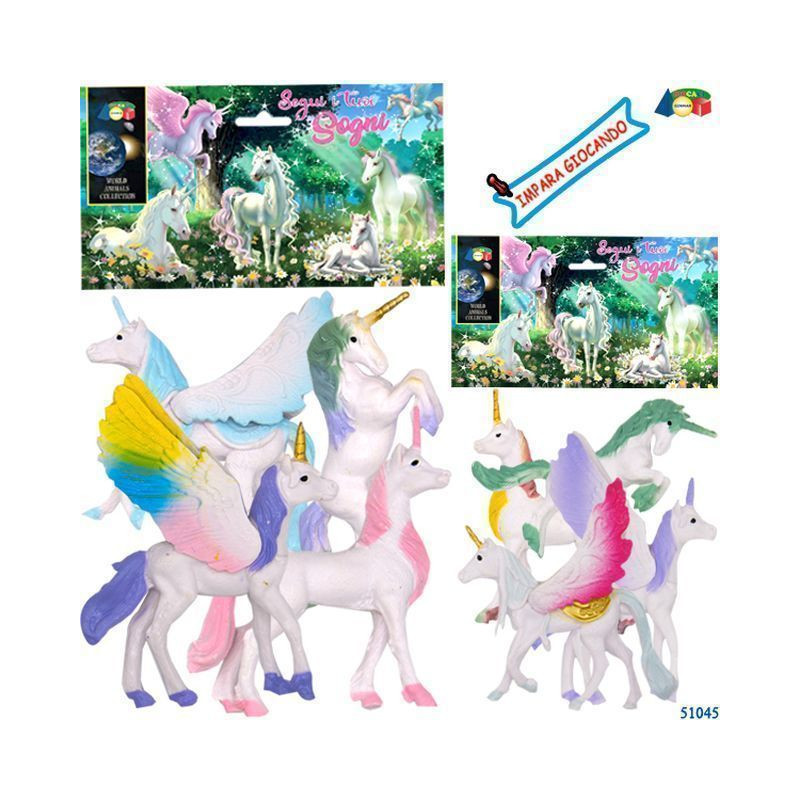 BUSTA UNICORNI E PEGASO SEGUI I TUOI SOG EAN 8057438024483 INGROSSO BUSTE ANIMALI GIOCATTOLO