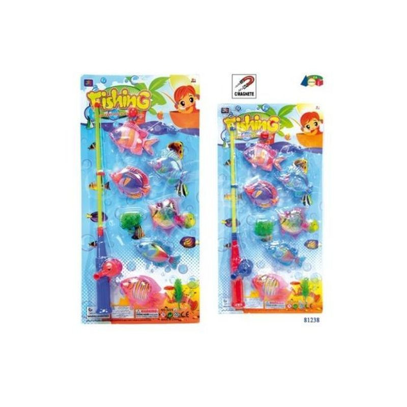 SET PESCA MAGNETICA C/PESCI ASS EAN 8034094806233 INGROSSO GIOCHI DA EDICOLA