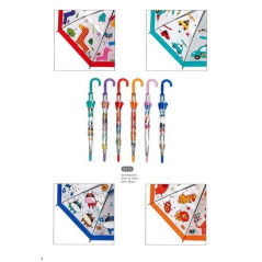 INGROSSO OMBRELLO PVC AUTO TRASP
