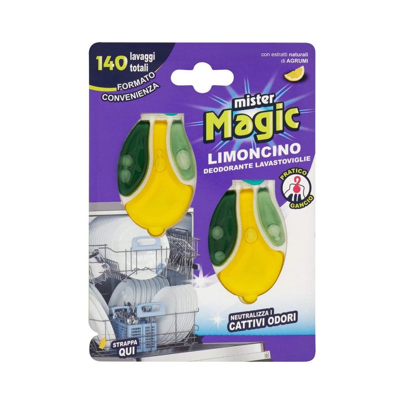 MISTER MAGIC DEO LAVASTOVIGLIE LIMONE 2P EAN 8001365192074 INGROSSO DETERSIVI