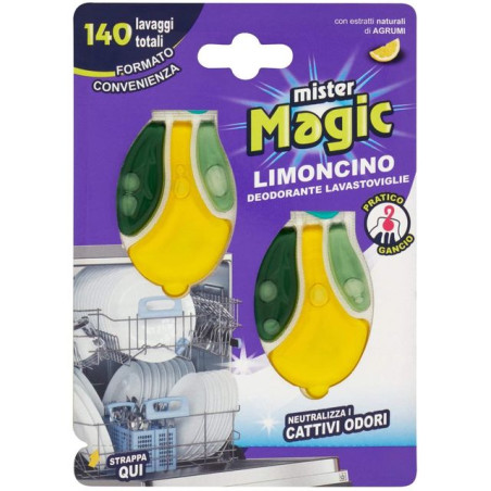 MISTER MAGIC DEO LAVASTOVIGLIE LIMONE 2P EAN 8001365192074 INGROSSO DETERSIVI