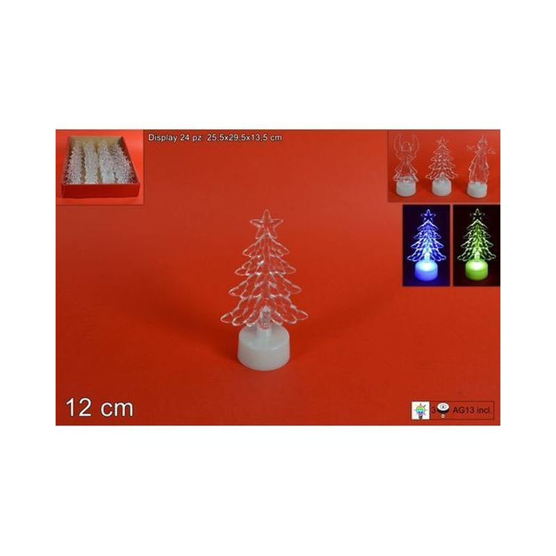 DECORAZIONE ACRILICO CON LUCE ASS EAN 8033113547089 INGROSSO OGGETTISTICA NATALIZIA