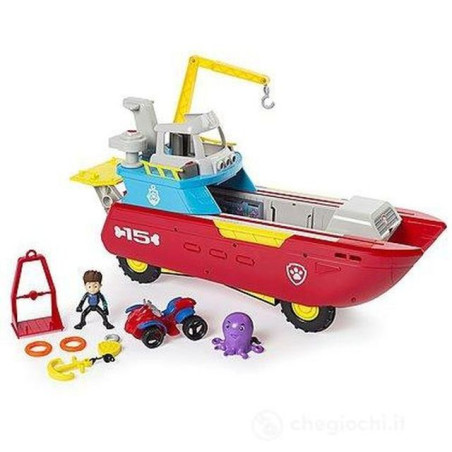 PAW PATROL VEICOLO SEA PATROLLER EAN 0778988679722 INGROSSO SET PERSONAGGI CARTOON