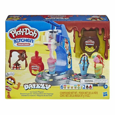 PLAYDOH DRIZZY ICE CREAM PLAYSET EAN 5010993635863 INGROSSO PASTA PER MODELLARE DIDO
