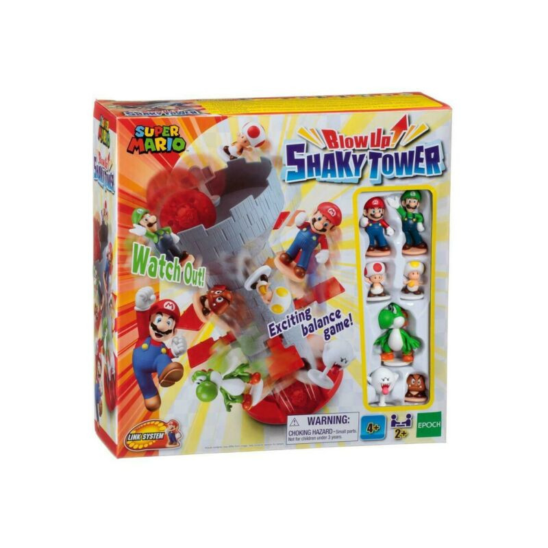 SUPER MARIO BLOW UP! SHAKY TOWER EAN 5054131073568 INGROSSO GIOCHI DI SOCIETA