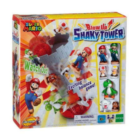 SUPER MARIO BLOW UP! SHAKY TOWER EAN 5054131073568 INGROSSO GIOCHI DI SOCIETA