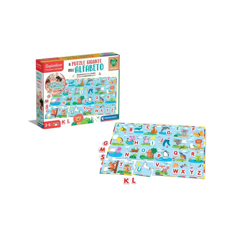 FLOOR PUZZLE ALFABETO EAN 8005125164370 INGROSSO GIOCHI SAPIENTINO
