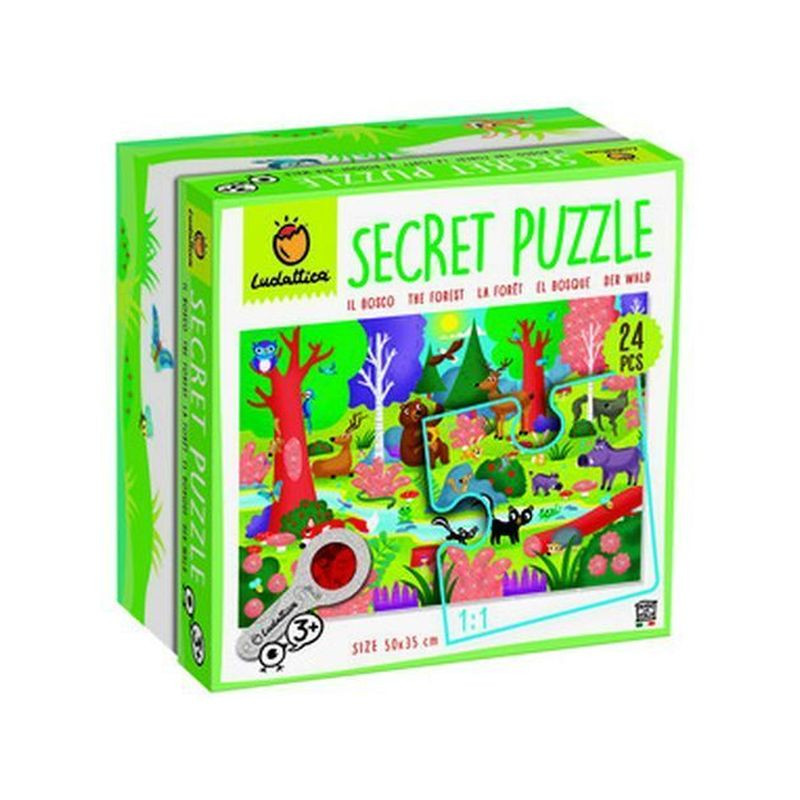 LUDATTICA SECRET PUZZLE IL BOSCO EAN 8008324074785 INGROSSO GIOCHI CREATIVI