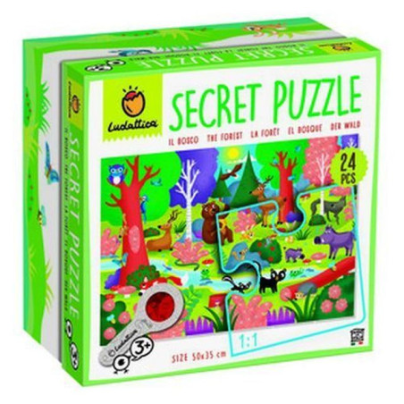 LUDATTICA SECRET PUZZLE IL BOSCO EAN 8008324074785 INGROSSO GIOCHI CREATIVI