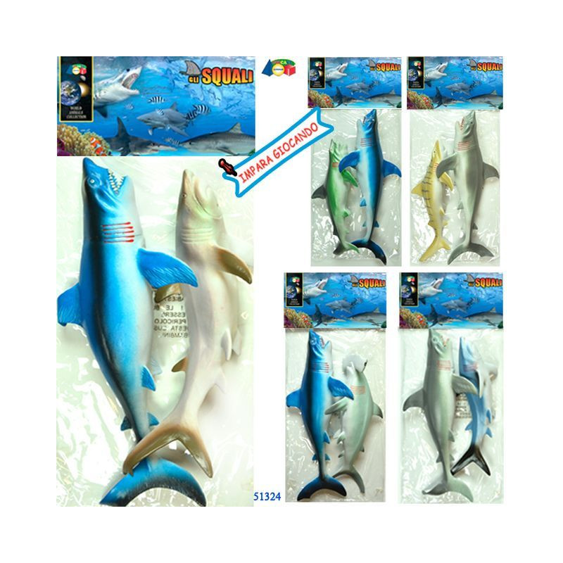 BUSTA SQUALI ANIMALI DA SCOPRIRE EAN 8034094809067 INGROSSO BUSTE ANIMALI GIOCATTOLO