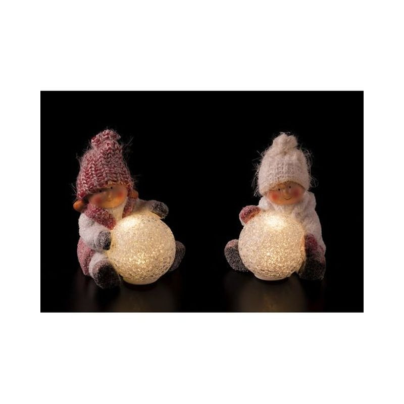 BIMBO NAT TERRACOT+LED ASS2MOD H12 EAN 8021785634251 INGROSSO OGGETTISTICA NATALIZIA