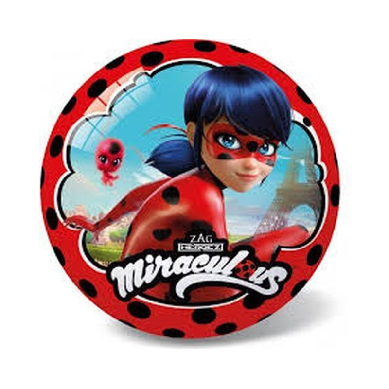 PALLONE 23CM MIRACULOUS LADY BUG EAN 5202522129374 INGROSSO PALLONI CALCIO E VOLLEY