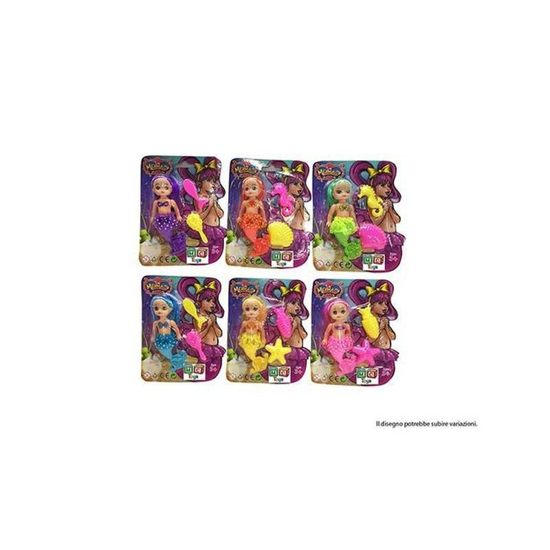 BAMBOLA IN BLISTER SIRENETTA ASS EAN 8032780709912 INGROSSO GIOCHI DA EDICOLA