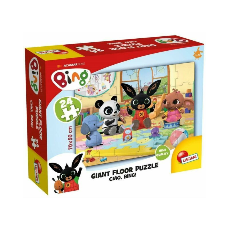 BING GIANT FLOOR 24 - HELLO. BING EAN 8008324074716 INGROSSO PUZZLE CLASSICI