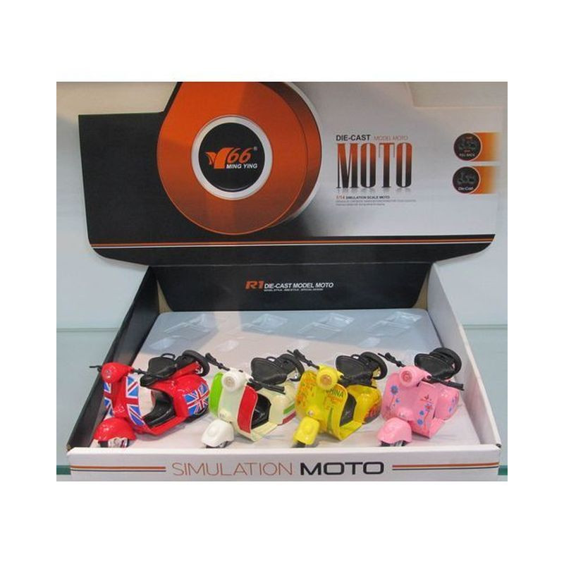 SCOOTER DIECAST 12CM 12 EAN 8010362433875 INGROSSO MODELLINI AUTO