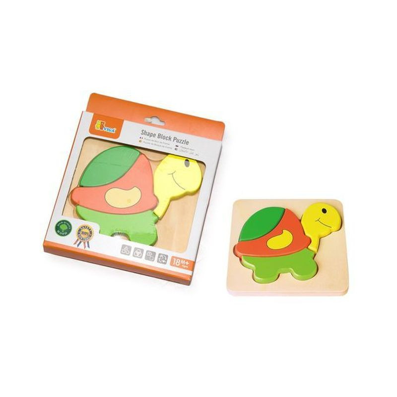 PUZZLE TARTARUGA CM 14.5 IN LEGNO EAN 6934510599331 INGROSSO GIOCHI IN LEGNO