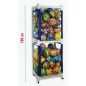 ESPOSITORE PALLONI MONDO H.180 CM EAN 8001011099085 INGROSSO PALLONI CALCIO E VOLLEY
