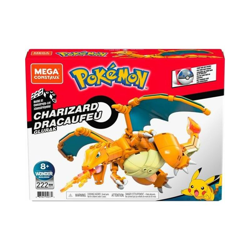 MEGA POKEMON CHARIZARD EAN 0887961950779 INGROSSO SET PERSONAGGI CARTOON