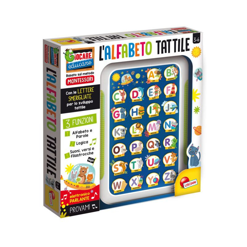 MONTESSORI - ALFABETIERE PARLANTE EAN 8008324095056 INGROSSO GIOCHI CREATIVI