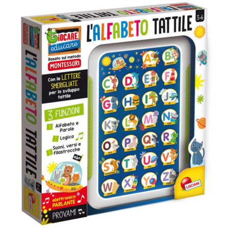 MONTESSORI - ALFABETIERE PARLANTE EAN 8008324095056 INGROSSO GIOCHI CREATIVI