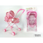 CARROZZINA RICHIUDIBILE ROSA 2ASS EAN 8015361653781 INGROSSO ACCESSORI PER BAMBOLE