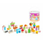 EH MATTONCINI LEGNO COLORATI 50PZ EAN 4003046022261 INGROSSO GIOCHI PRIMA INFANZIA
