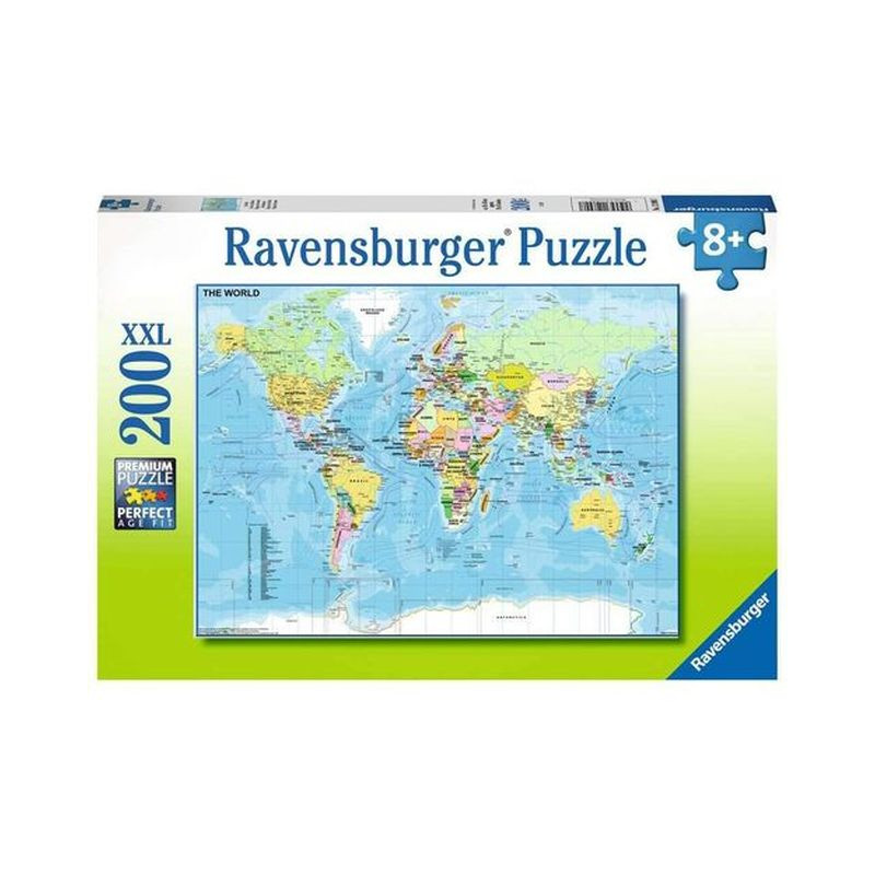 PUZZLE PZ.200 XXL MAPPA DEL MONDO EAN 4005556128907 INGROSSO PUZZLE CLASSICI