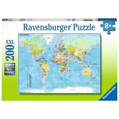 PUZZLE PZ.200 XXL MAPPA DEL MONDO EAN 4005556128907 INGROSSO PUZZLE CLASSICI