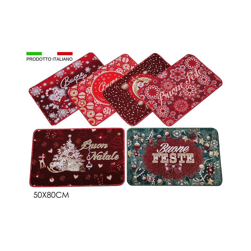 ZERBINO TWISTER LUX 50X80 CM 6 ASS. EAN 8015361253813 INGROSSO TAPPETI NATALIZI