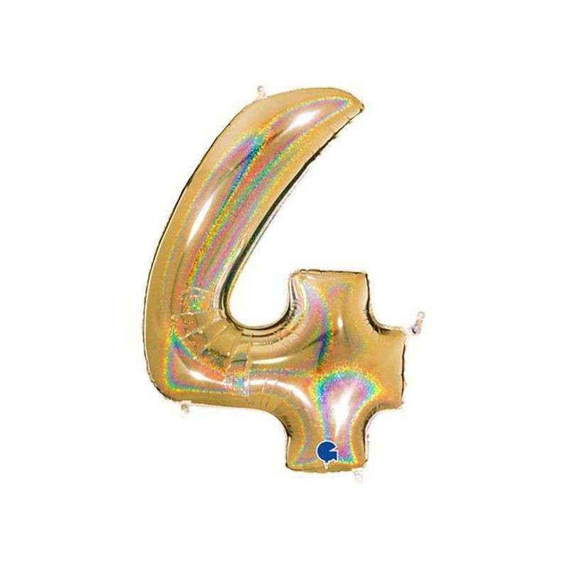 PALLONCINO MYLAR N. 4 ORO MEGA 101CM EAN 8032685998466 INGROSSO PALLONCINI COMPLEANNO PALLONCINO MYLAR N. 4 ORO MEGA 101CM EAN 8032685998466 INGROSSO PALLONCINI COMPLEANNO