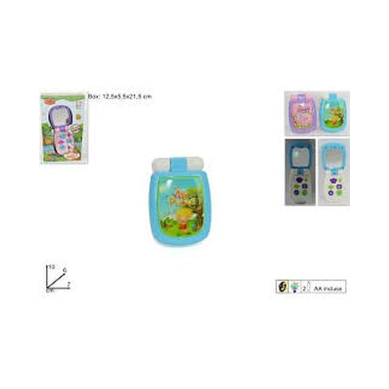 TELEFONINO CON SUONI E LUCI 2COL. EAN 8034048331279 INGROSSO GIOCHI PRIMA INFANZIA