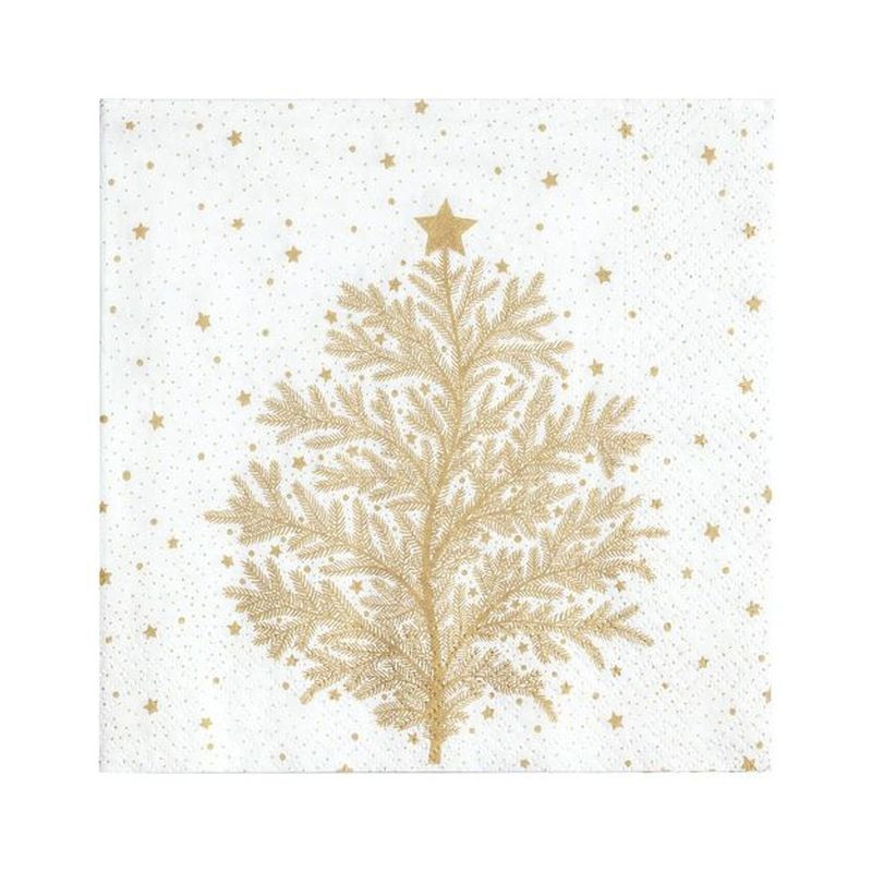 TOVAGLIOLI 3 VELI PZ.20 GOLDEN TREE EAN 8030653124923 INGROSSO TOVAGLIOLI NATALIZI