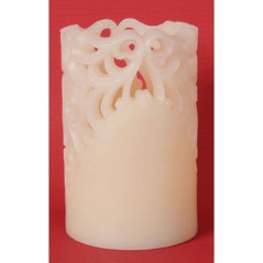 INGROSSO CAND.LED 12 CM C/RICAMO