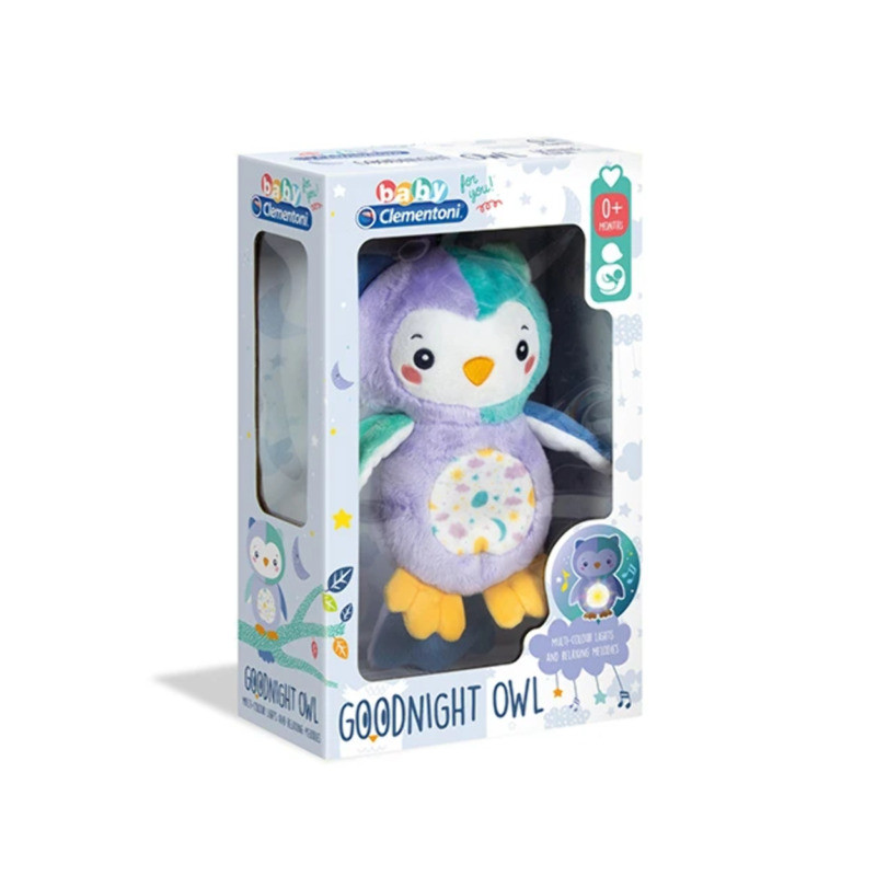 PRIMI MESI - OWL LIGHTIN PLUSH -K- EAN 8005125172689 INGROSSO GIOCHI PRIMA INFANZIA