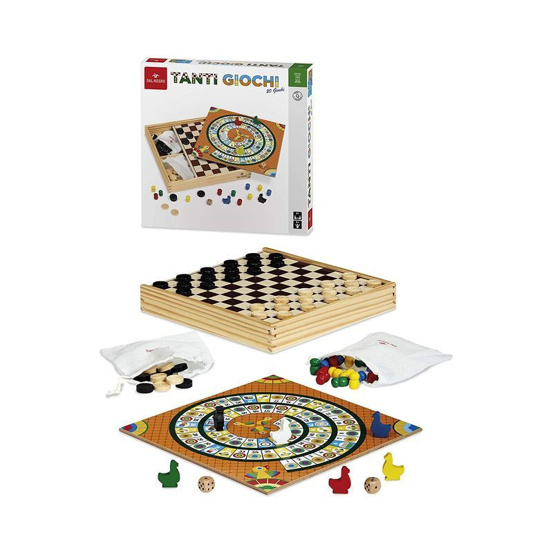 TANTI GIOCHI 20 GIOCHI - DAL NEGRO EAN 8001097539505 INGROSSO GIOCHI DI SOCIETA