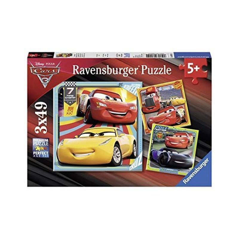 PUZZLE PZ.3X49 CARS 3 RAVENSBURGER EAN 4005556080151 INGROSSO PUZZLE CLASSICI